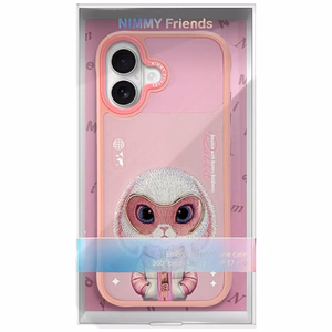 Nimmy Cool&Cute 2.0 Rabbit Ümbris jaoks iPhone 17 - Roosa