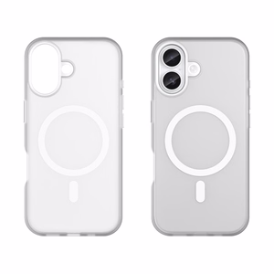 Magnetic Abrasive iPhone 17 Ümbris Compatible with MagSafe - Matt Valge