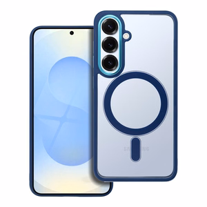 COLOR EDGE MAG COVER Ümbris compatible with MagSafe jaoks SAMSUNG S25 tumesinine