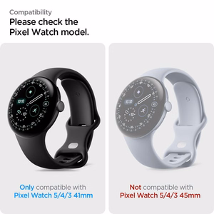 Spigen Elite Shield EZ Fit 2 hüdrogeelkile komplekt mudelile Google Pixel Watch 41 mm