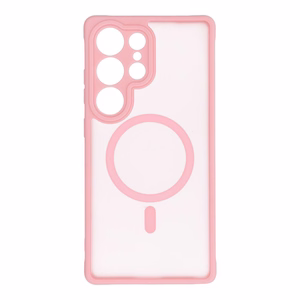 FULL MATTE MAG COVER Ümbris compatible with MagSafe jaoks SAMSUNG A16 5G / A16 4G jasny różowy
