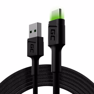 Green Cell KABGC13 – USB-A to USB-C kaabel, USB 2.0, 2 m, must