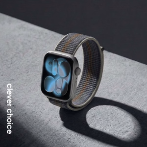 Crong Nylon Apple Watch spordirihm, 44/45/46/49 mm, Midnight Run