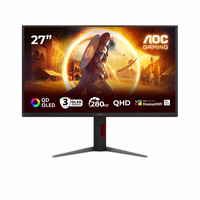 AOC G4 Q27G4ZD computer monitor 68.6 cm (27") 2560 x 1440 pixels Quad HD QD-OLED must, punane