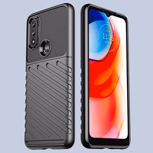 Thunder Case paindlik soomustatud kaitsekate Motorola Moto G Play 2022 must
