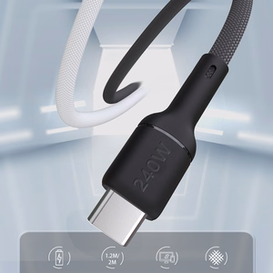 Dudao L9C Max 240W PD Кабель USB-C - USB-C 2м - чёрный