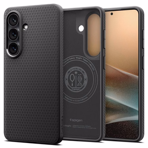 SPIGEN ümbris LIQUID AIR MAG ühildub MagSafe'iga SAMSUNG S26 Plus'ile matt mustaga