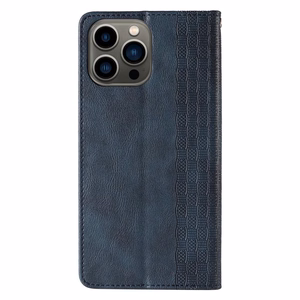 Magnet Strap Ümbris Ümbris jaoks Samsung Galaxy S23 Ultra Flip Wallet Mini Lanyard Stand sinine
