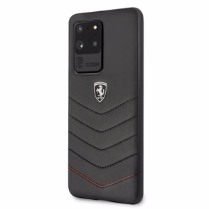 Ferrari kõvakott FEHQUHCS69BK S20 Ultra G988 must/must Heritage