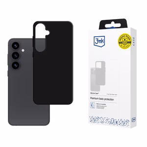 3mk Silicone Ümbris jaoks Samsung Galaxy S25+ - must
