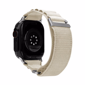 Mobilize nailonist kellarihm - Alpine - titaanist ühendusdetail - Apple 38/40/41mm - Starlight