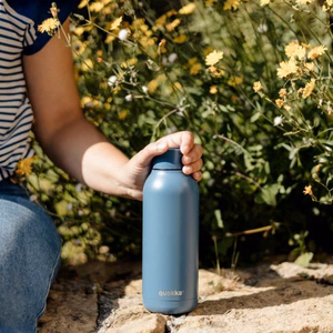 Quokka Solid roostevabast terasest termospudel, 510 ml, Stone Blue