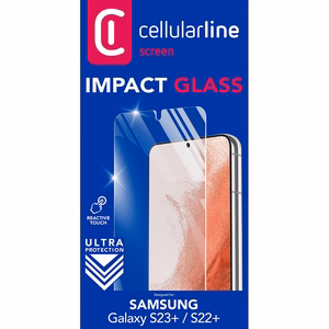Cellularline Impact Glass karastatud ekraanikaitseklaas seadmele Samsung Galaxy S23+ / S22+