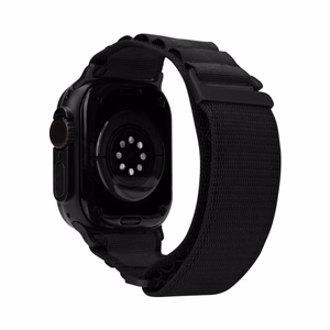 Mobilize nailonist kellarihm - Alpine - must ühendusdetail - Apple 38/40/41mm - must