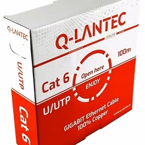 Q-LANTEC U/UTP Cat.6A võrgukaabel, keerupaar, LSOH