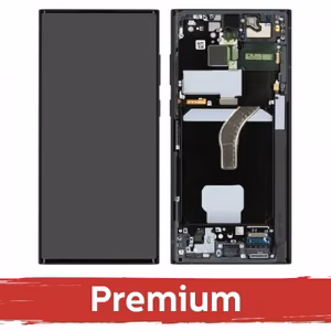 LCD ekraan sobib seadmele Samsung S908 S22 Ultra raamiga / roheline / OEM