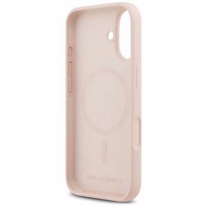 Karl Lagerfeld Silicone Karl&Choupette Ring MagSafe Ümbris jaoks iPhone 17 - Roosa
