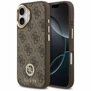 Guess 4G Strass Logo MagSafe ümbris jaoks iPhone 17 - brown