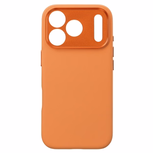 Liavec Silk Shield чехол с металлической рамкой камеры для Iphone 17 Pro Max оранжевый