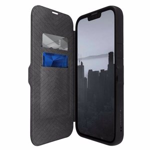 Raptic X-Doria Urban Folio ümbris seadmele iPhone 14 Plus, klapiga, must