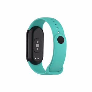 СИЛИКОНОВЫЙ РЕМЕШОК MI BAND 8/M8 (10). МЯТНЫЙ