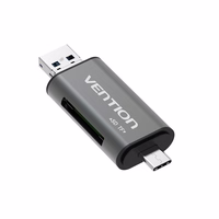 Vention USB3.0 multifunktsionaalne kaardilugeja hall metallist