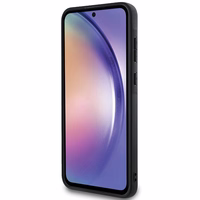 Karl Lagerfeld Fixed Glitter Ikonik Logo Metal Pin ümbris jaoks Samsung Galaxy A55 - must