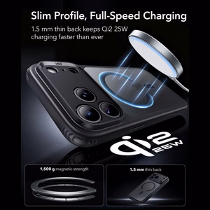 ESR Classic Hybrid MagSafe ümbris iPhone 18 Pro Max / 17 Pro Max jaoks, must