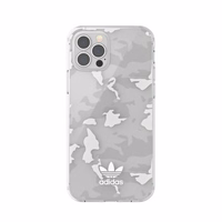 Adidas OR SnapCase Camo iPhone 12/12 Pro läbipaistev/valge 43705