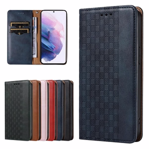 Magnet rihmaga ümbris Samsung Galaxy S22 + (S22 Plus) ümbris rahakott + Mini Lanyard ripats sinine