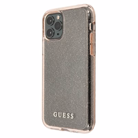 Guess GUHCN58PCGLPI iPhone 11 Pro roosa/roosa kõva ümbris Glitter