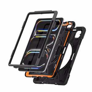 Crong Defender Plus – Rugged case iPad Pro 11" M5 (2025) / M4 (2024) (Black)