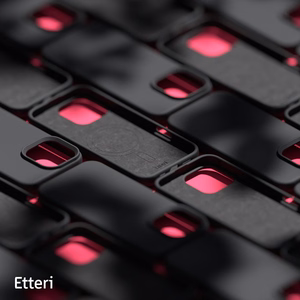 Etteri Силиконовый Mag чехол для iPhone 16 Pro 6,3" чёрный