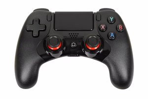 iBox IGP4 mängukontroller must Bluetooth Gamepad analoog / digitaal Android, PC, PlayStation 4, iOS