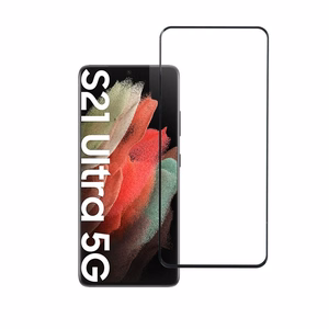 Karastatud klaas to Samsung Galaxy S21 ULTRA (full glue / Ümbris friendly) sinine Star 5D must