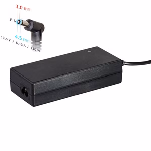 Laadija sülearvutile Akyga AK-ND-45 (19.5V / 6.15A 120W 4.5 x 3.0mm + pin) HP 1.2m
