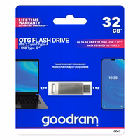 USB memory drive Goodram ODA3 32GB OTG USB 3.0 + Type-C