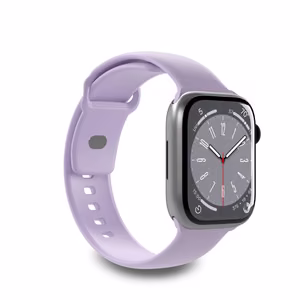 Puro Icon Silicone Strap jaoks Apple Watch 42 / 44 / 45 / 49 mm - Lavender (2 pcs.)