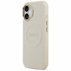 GUESS ümbris jaoks IPHONE 17 compatible with MagSafe GUHMP17SPSAMSECE (PU W/ Peony Hot Stamp) beige