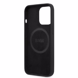 BMW Silicone Signature Logo MagSafe ümbris jaoks iPhone 13 Pro / iPhone 13 - must