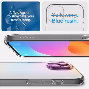 Spigen Crystal Flex Ümbris jaoks iPhone 15 Plus - läbipaistev