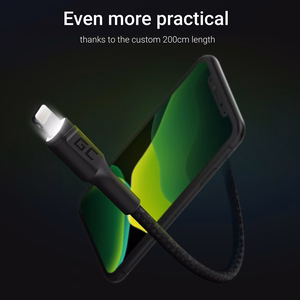 Green Cell KABGC12 Lightning kaabel 2 m, must