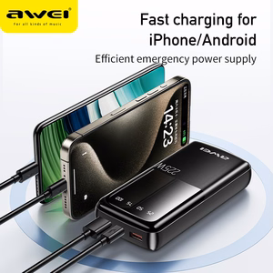 External battery Akupank Awei P13K PD20W/QC22.5W 20000mAh must