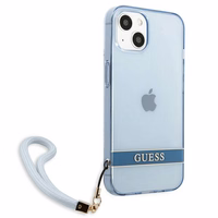 Guess GUHCP13SHTSGSB iPhone 13 mini 5,4 "sinine / sinine hardcase Translucent Stap