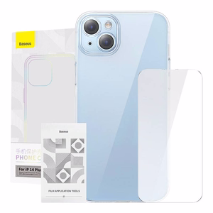Baseus Crystal Series ümbris iPhone 14 Plus'ile + karastatud klaas