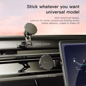 Magnetic car phone hoidja Forcell F-Grip IronSecure windshield / dashboard must