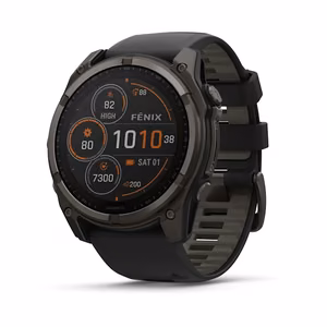 Nutikell Garmin Fenix 8 Sapphire Solar must/hall