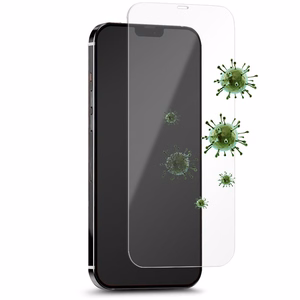 Puro Anti-Bacterial karastatud ekraanikaitseklaas seadmele iPhone 12 Pro Max, antibakteriaalse kaitsega