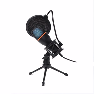 Condenser Mikrofon Kunst koos membrane, standing, illuminated statiiv AC-02 must