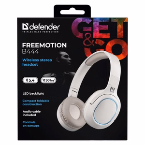 DEFENDER FREEMOTION B444 Bluetooth-kõrvaklapid, beežid